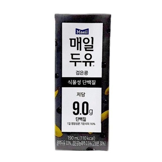 검은콩두유 매일두유 검은콩 190mlx12팩x2곽