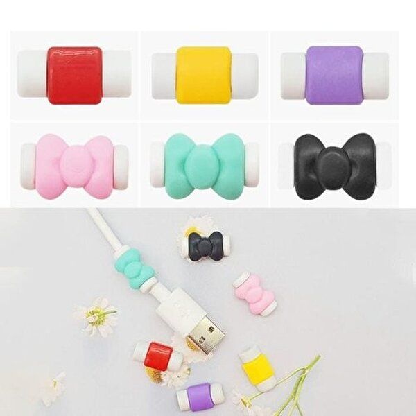 [셀러허브 가전]충전기 보호 커버 케이블 예쁜 보호캡 충전선 2p