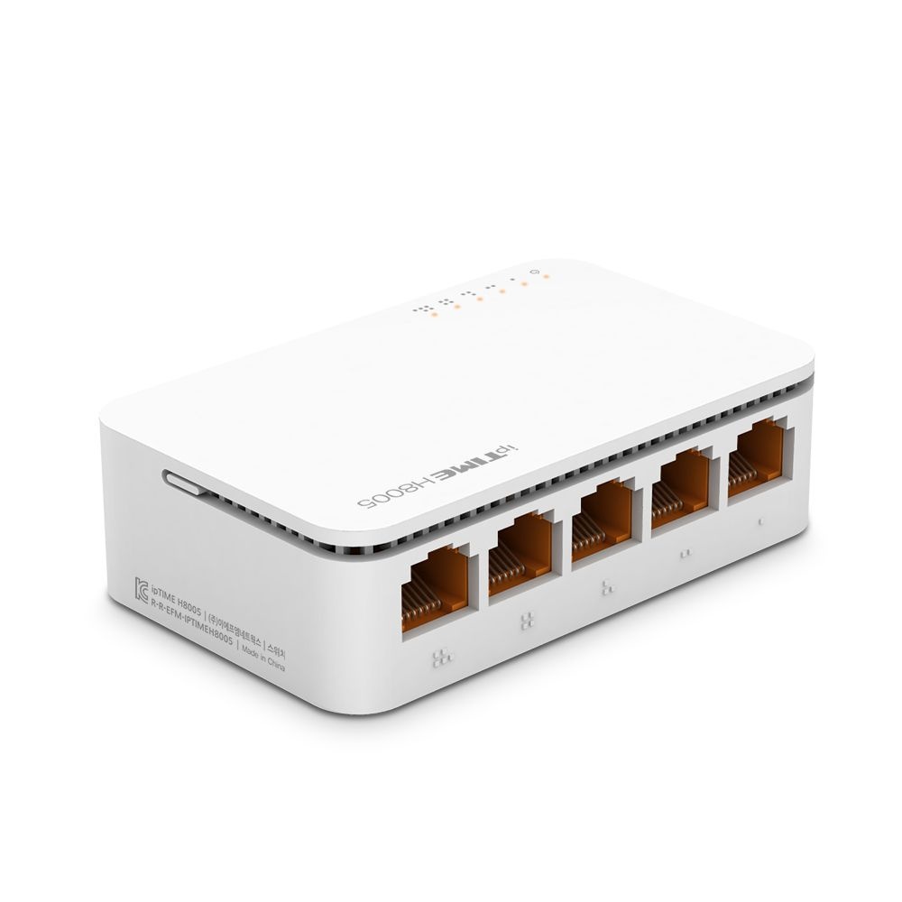 상품상세참조 아이피타임 EFM IPTIME H8005 5포트 1Gbps 지원 기가비트 스위치허브