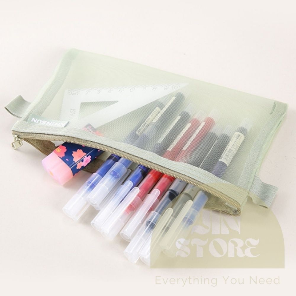 지니셀 파우치 소형 메쉬형 파우치소형메쉬 소형케이스 메쉬주머니