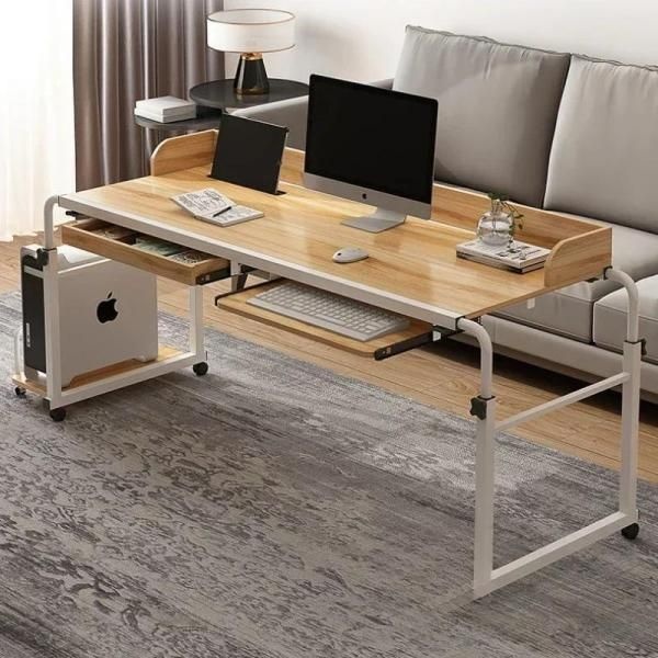 [해외] K자형 고급 게이밍 책상 멀티 데스크 테이블  침실 독서 모션 게임 쓰기 스