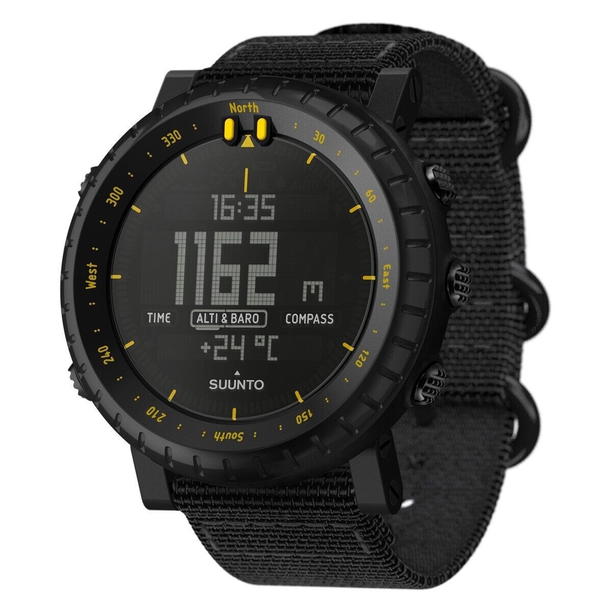 Suunto SUUNTO Core SS050276000 블랙 옐로우 3ATM azimuth Altitude Atmosphere Depth new 패션시계 명품시계 손목시계 시계 2955844 13512