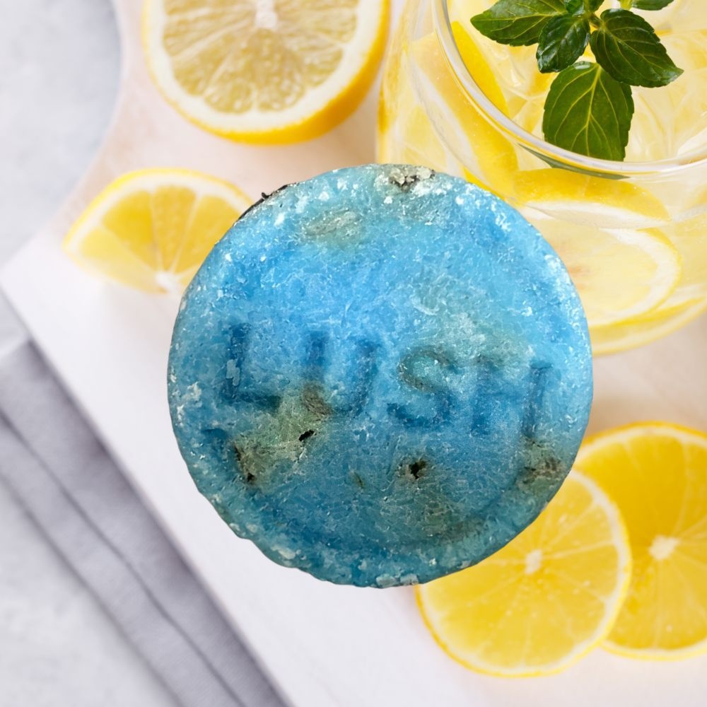 러쉬 고체 샴푸바 볼륨 윤기 해조류 영양 딥 클렌징 씨닉 상픔 레몬향 55g