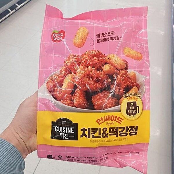 [셀러허브 식품]동원 퀴진 인싸이드 치킨떡강정 500g x 1개 200773