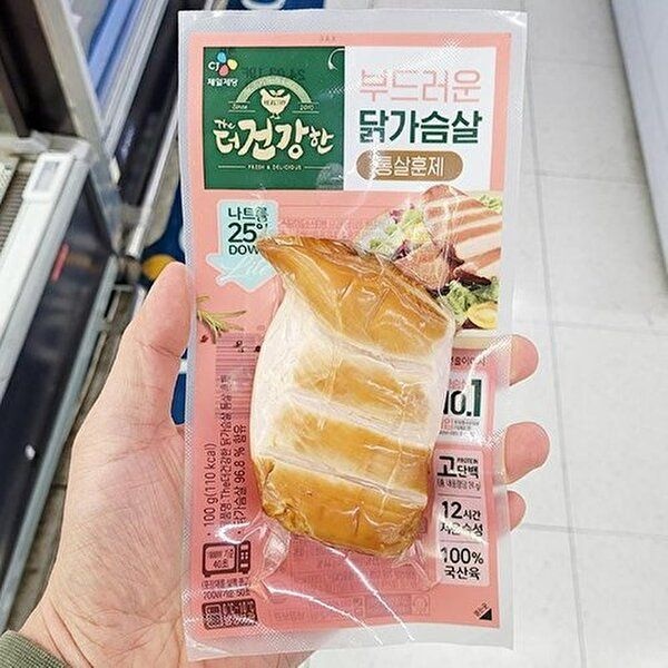 [셀러허브 식품]더 건강한 부드러운 닭가슴살 통살훈제 100g P0037_0014