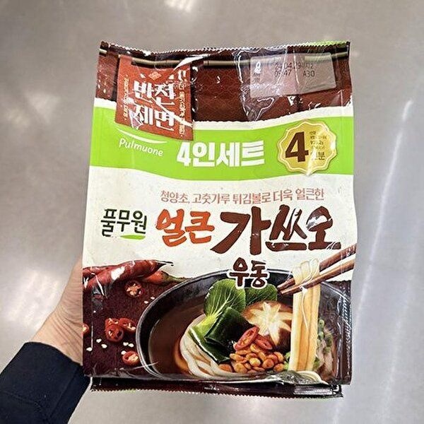 [셀러허브 식품]풀무원 반전제면 얼큰 가쓰오 우동 935.2g 401390