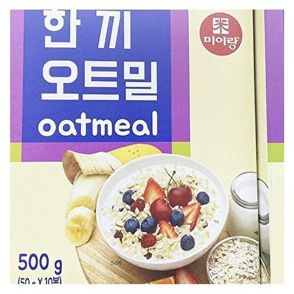 [셀러허브 식품]한끼오트밀 500g x 2개 + 맨어스트 소독제 증정 a75239