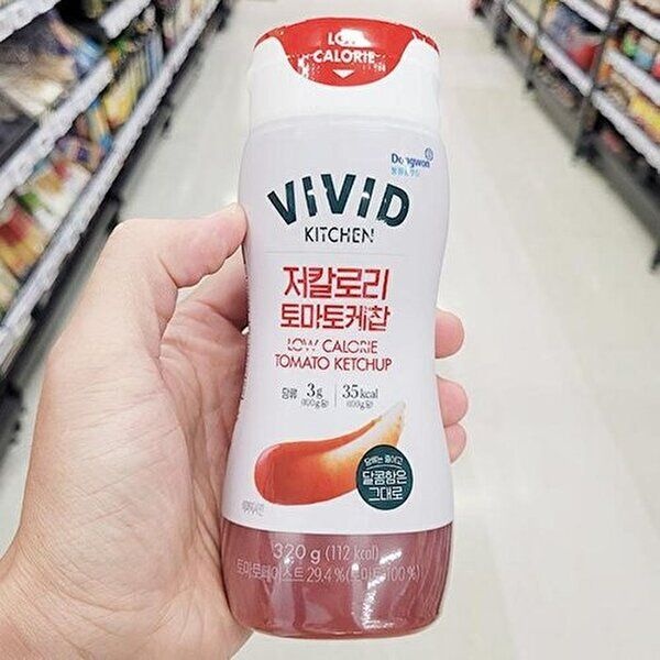 [셀러허브 식품]비비드 키친 저칼로리 토마토 케찹 320g a201257