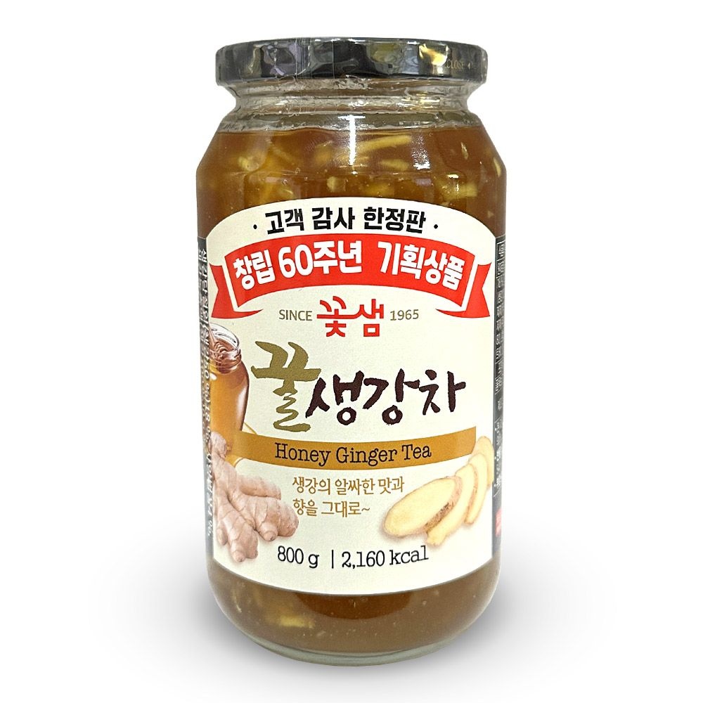 [오늘출발] 꽃샘 꿀생강차 800g 생강청 액상차 전통차 기획상품