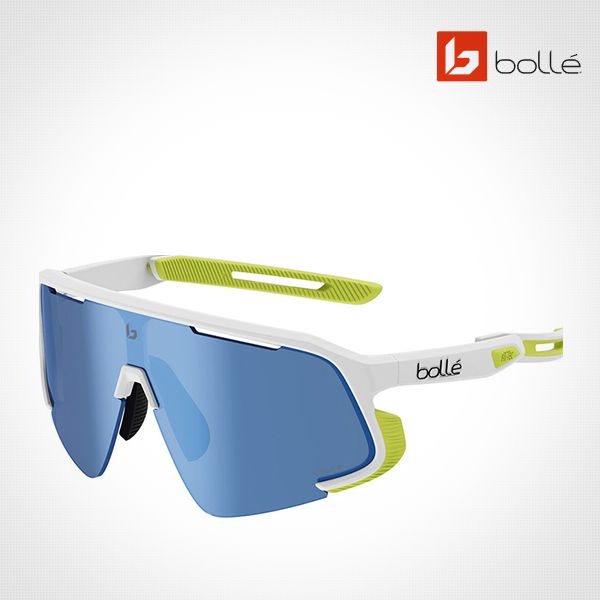 볼레 선글라스 윈드체이서 화이트 매트 애시드 / 볼트+ 오프쇼어 (BS050002) 미러+편광 스포츠 고글