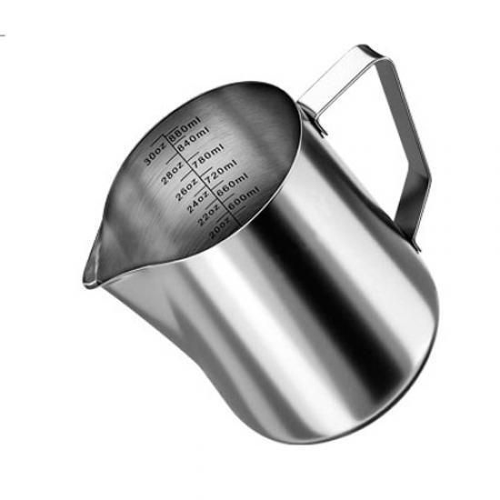 [패션플러스][와인앤쿡]카페테리아 계량 눈금 스팀피쳐 대1EA