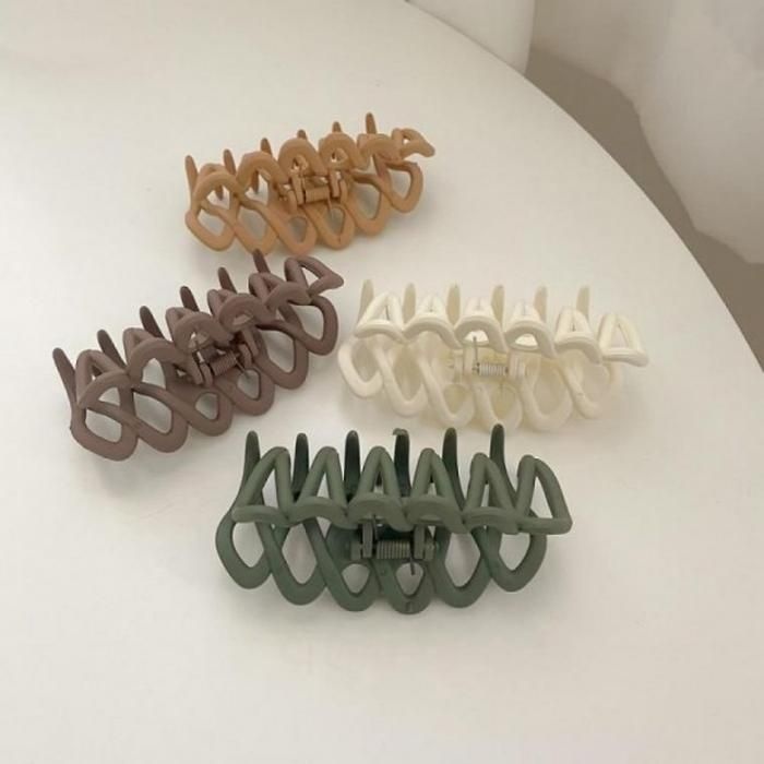 올림머리핀 헤어집게핀 집게핀 트렌디헤어 심플 (41qku)