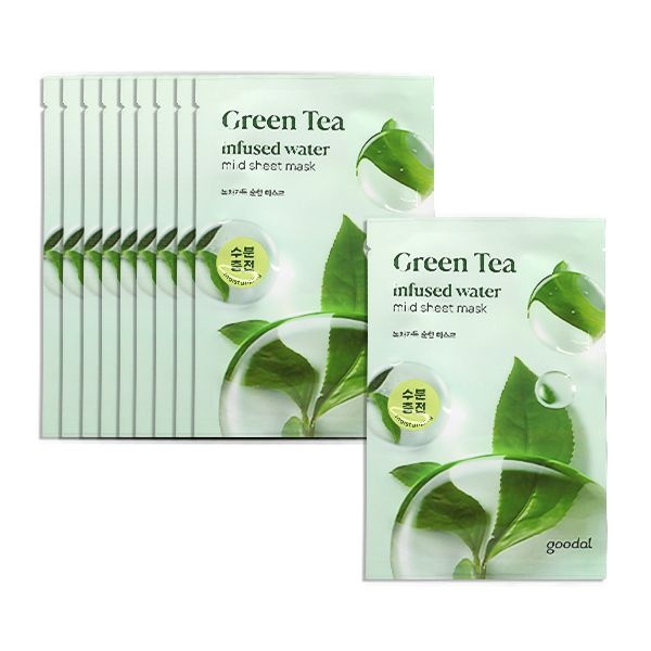구달 녹차가득 순한 마스크 20g X 10개