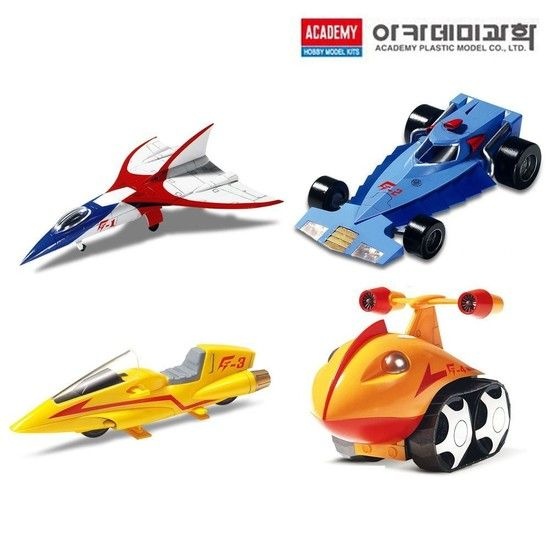 아카데미 독수리 오형제 G메카 세트 (4종) (15793) 독수리 오형제 G메카 프라모델 피규어 수집품
