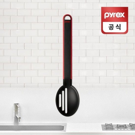 코렐 파이렉스 슬랏 믹싱 스푼 조리스푼 소스스푼 나일론국자 이유식국자 베이킹믹싱스푼