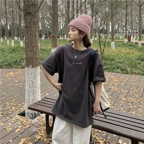 어거스트 레트렌터링 반팔 티셔츠 BI-A200380