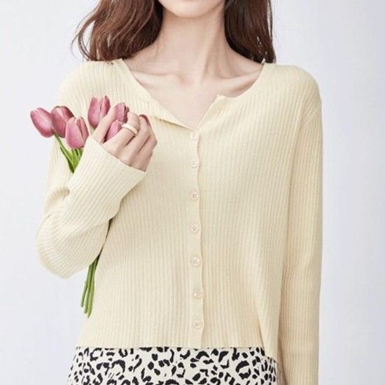 DHH-B1트렌11 봄 여름 가을 베이직 가디건