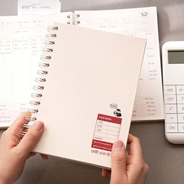 잇템즈 금전출납부 가계부 종이 노트 지출 크풋 장부 수기