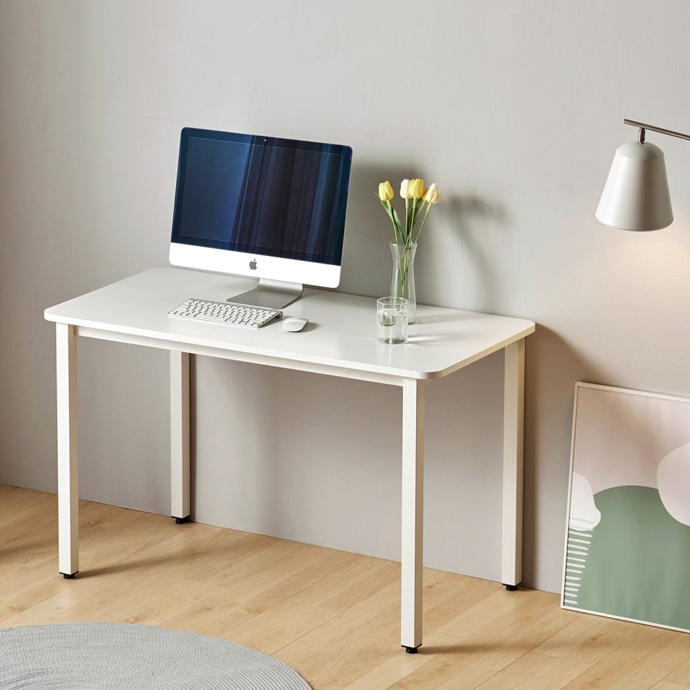 필웰 DK9928 스틸프레임 라운드심플 책상 1200X600-DVX