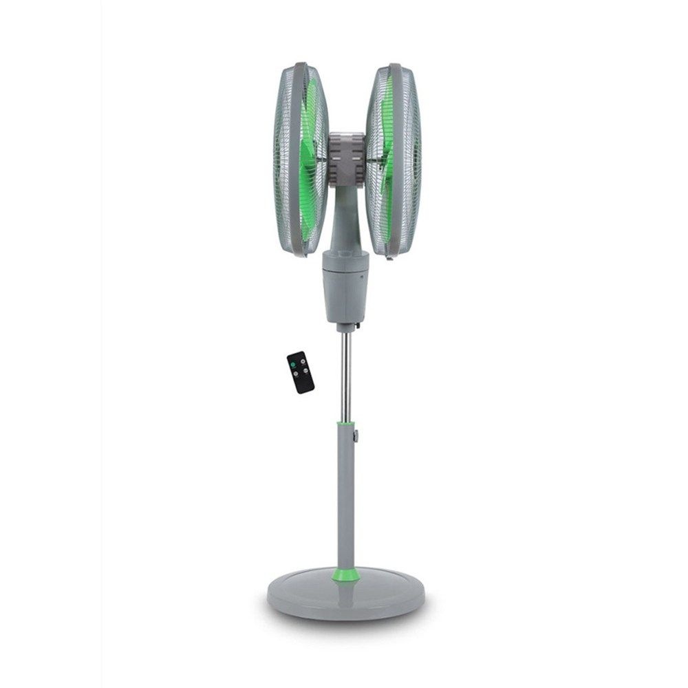 코멜리 360도 양방향 선풍기 22인치 대형 선풍기 공업용 업소용 헬스장 식당 더블헤드 리모컨 I2300TD