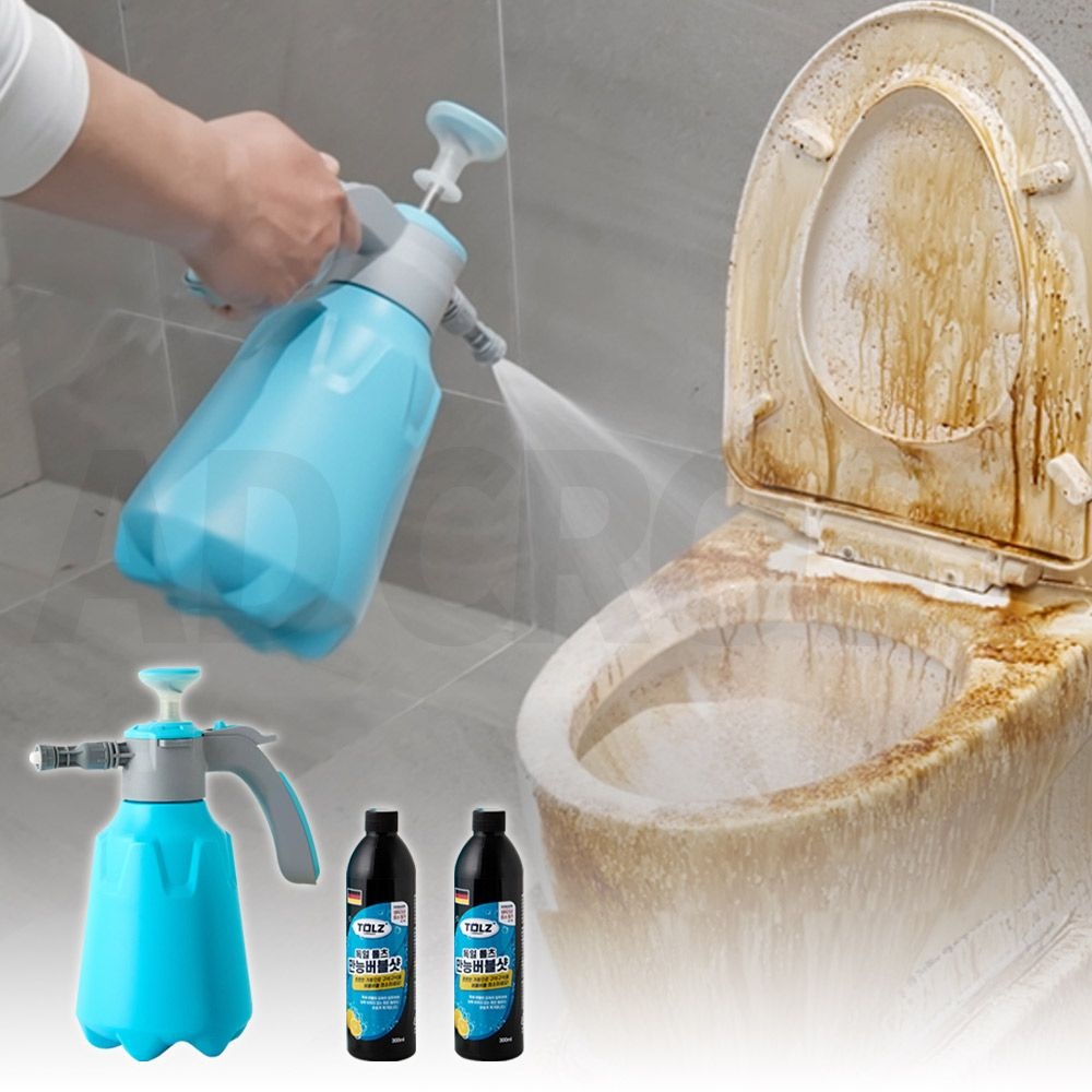 독일 톨츠 만능 버블샷 욕실 화장실 변기 주방 기름 찌든 때 제거 탈취 세척 청소 클리너 버블 세제