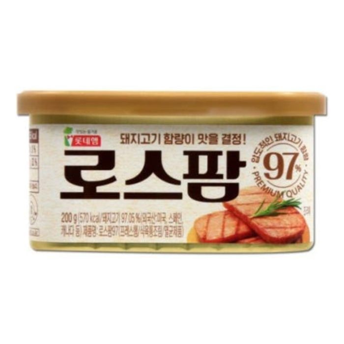롯데 롯데리아 롯데 로스팜 97  200g / 햄  통조림