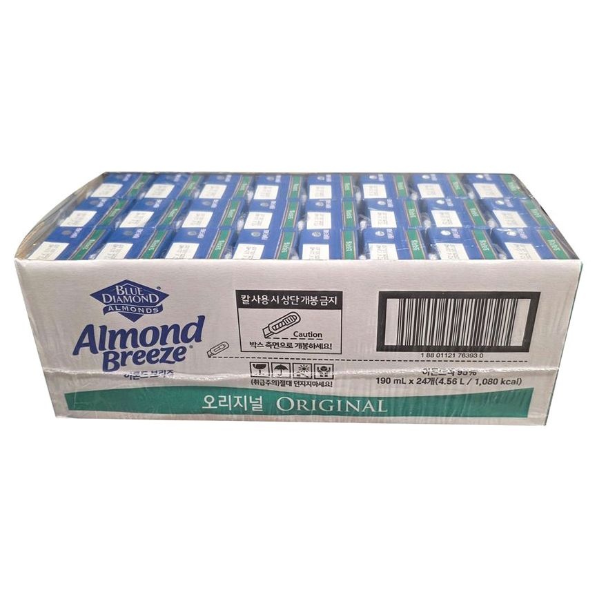 코스트코 블루다이아몬드 아몬드 브리즈 프로틴, 190ml x 24개