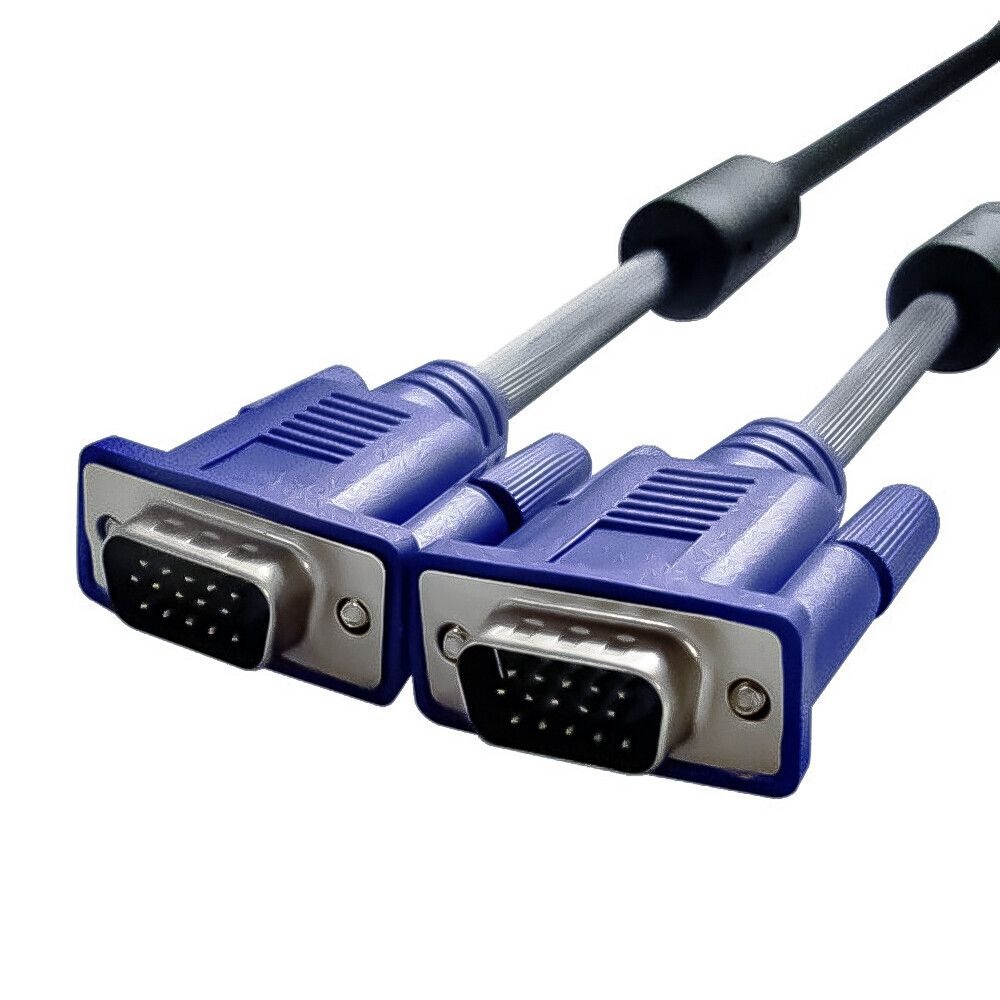 대원TMT 세미 VGA 연결 선 노이즈 필터 RGB 모니터 영상 케이블 3M
