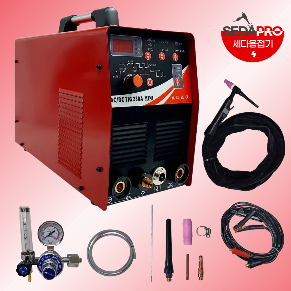 Qingdao Huaxinyongxin Electro 세다 알루미늄 알곤용접기 AC/DC TIG 250A MINI 철 스텐 휴대용