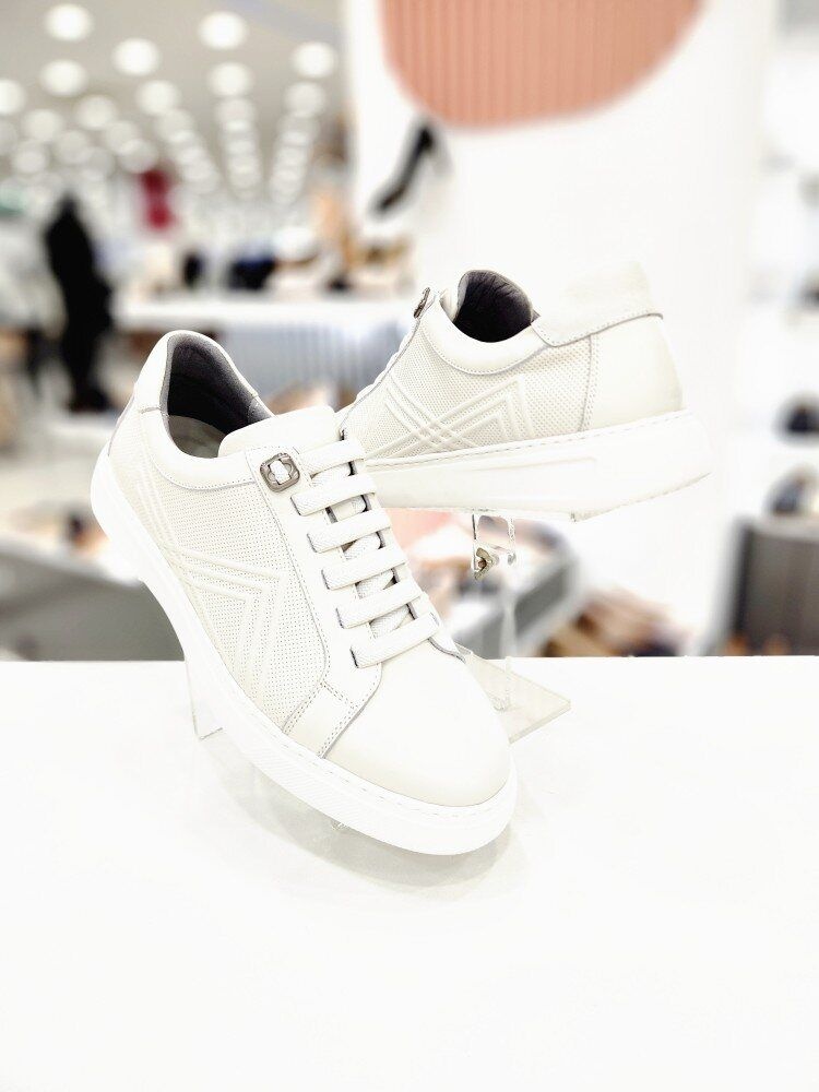 탠디 [모다아울렛][탠디]밴딩 레이스업 스니커즈 Y2HP50YI27 IVORY 4SA 오산동탄점