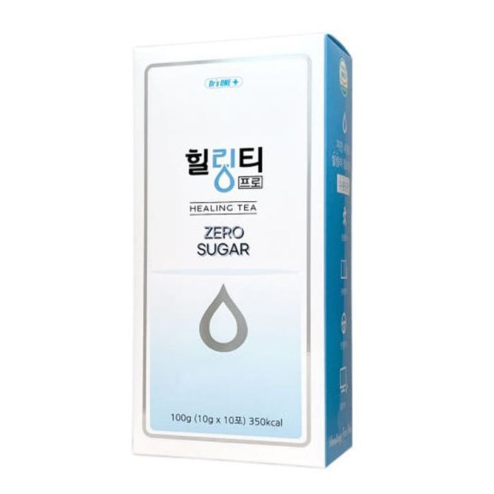 힐링티 프로 수분보충 레몬복숭아맛 10g x10포