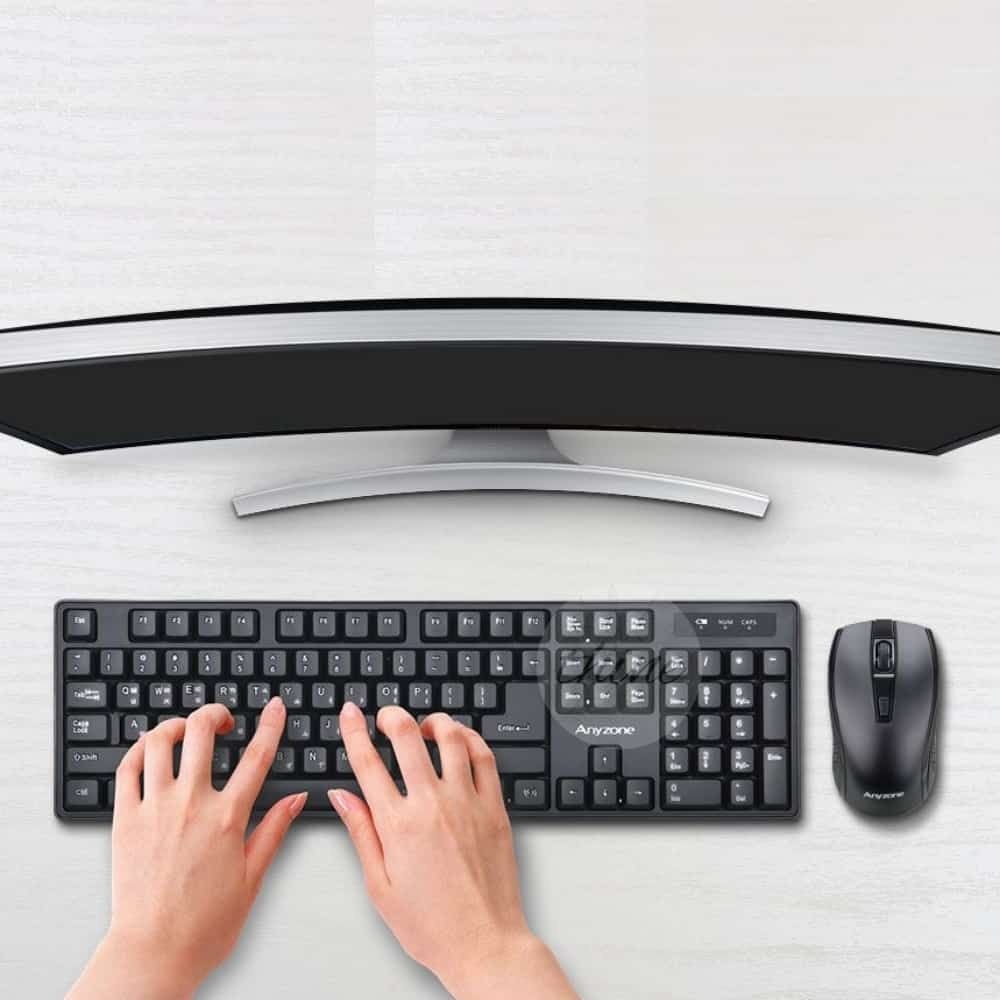 OH USB 무선 키보드 마우스 세트 데스크탑 강의실 양손대응