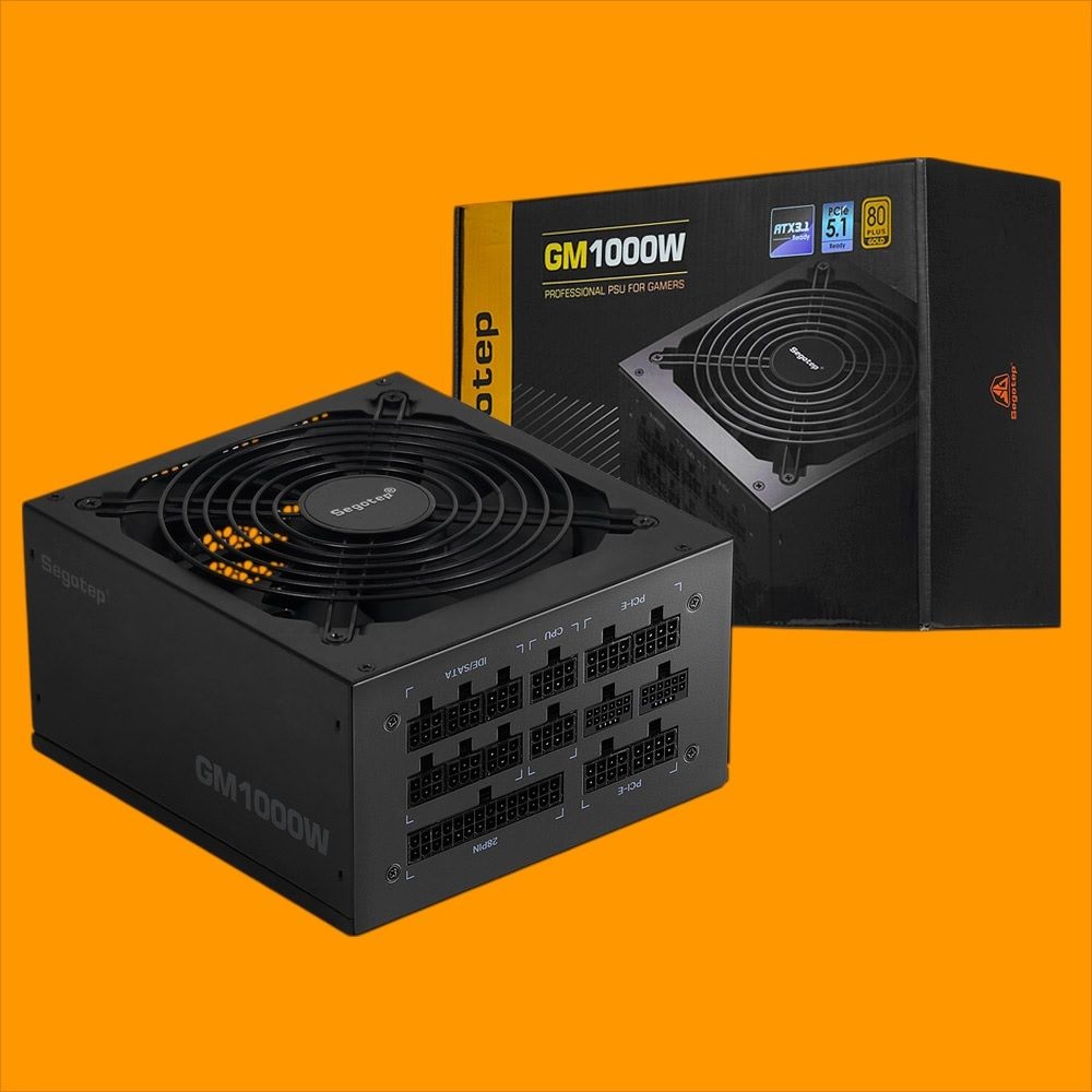 상품상세참조 Segotep GM1000W 80PLUS 골드 풀모듈러 ATX3.1 컴퓨터 파워 (블랙)
