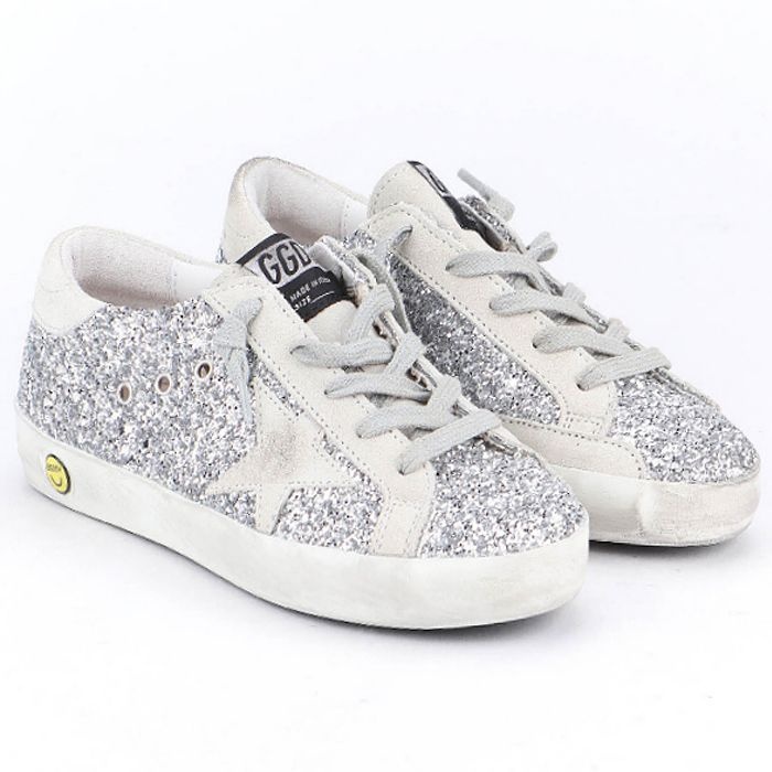 골든구스 [5%중복쿠폰] 골든구스 키즈 글리터 슈퍼스타 스니커즈 GYF00101 F000416 70136