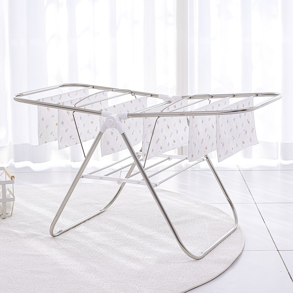 신바람 국내생산 접이식 빨래건조대 소형 화이트