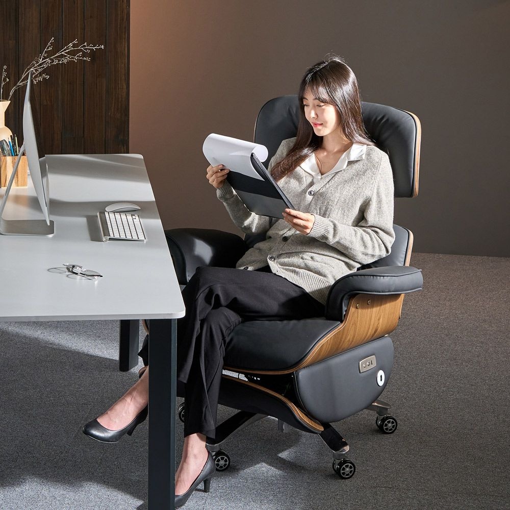 아르고밀러 아르고밀러 무중력 침대형 전동 리클라이너 중역의자 사장님 임원 사무용 홈오피스 의자