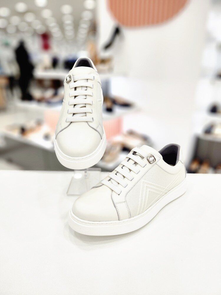 탠디 [모다아울렛][탠디]밴딩 레이스업 스니커즈 Y2HP50YP27 IVORY 1SA 오산동탄점