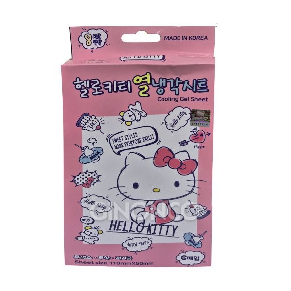 헬로키티 열냉각시트(국산) 6매입 쿨링시트 해열패치