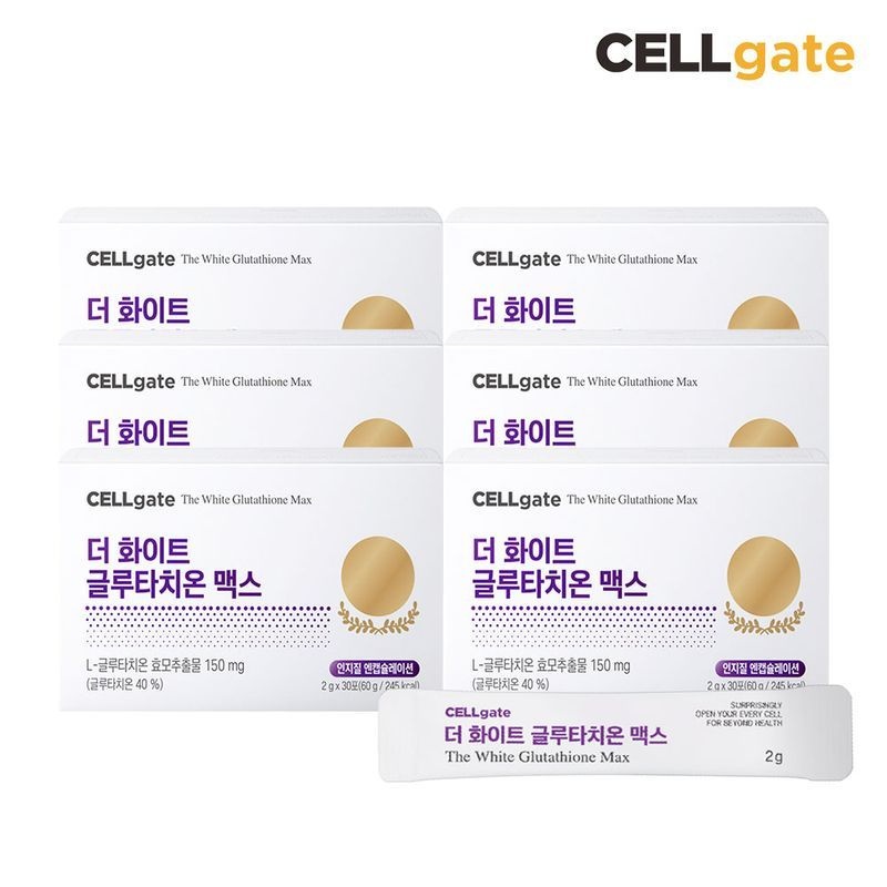 더화이트 글루타치온 맥스 인지질 리포좀공법 6박스 (총 180포)