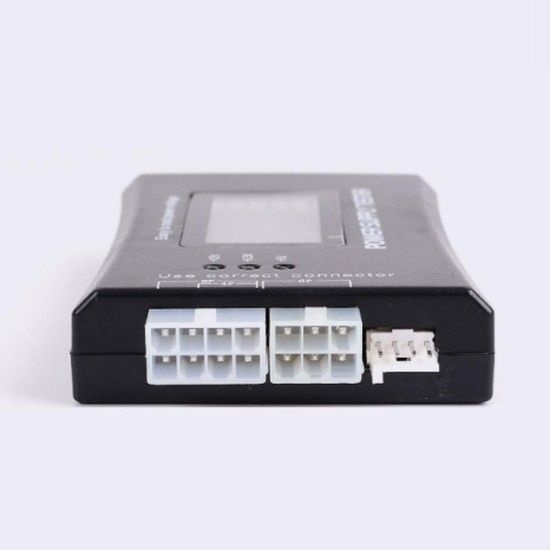 상품상세참조 컴퓨터 테스터기 PC 파워스플라이용 디지털 전압 파워서플라이 전압측정기 전압측정 간편한사용