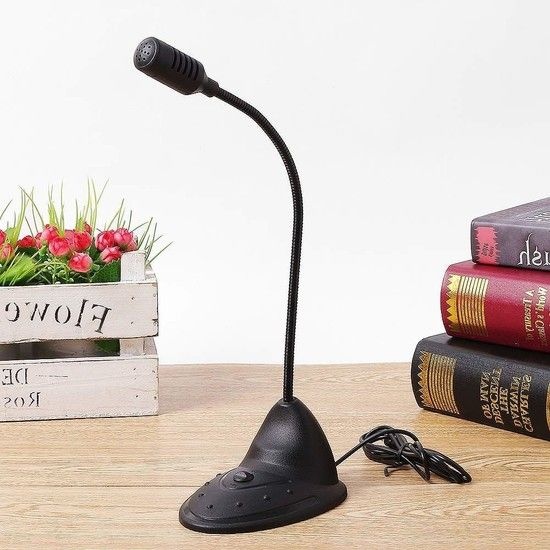 상품상세참조 PC용 마이크 노트북 고감도 회의 탁상용 고감도 강의 게이밍 회의 인터넷 음성녹음 탁상용