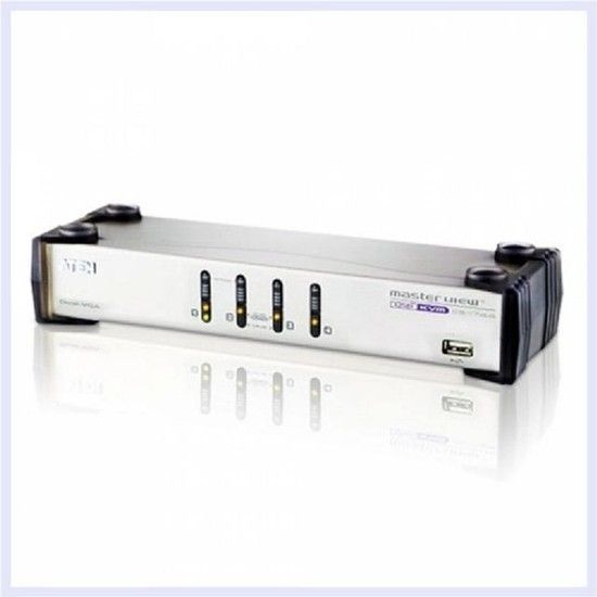 4포트 USB VGA 듀얼뷰 KVM스위치 듀얼모니터지원 CS1744 2833 4포트 VGA 듀얼뷰 KVM스위치