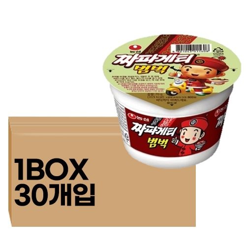 [롯데백화점]  [농심] 짜파게티 범벅 70g 1박스 (30개입)