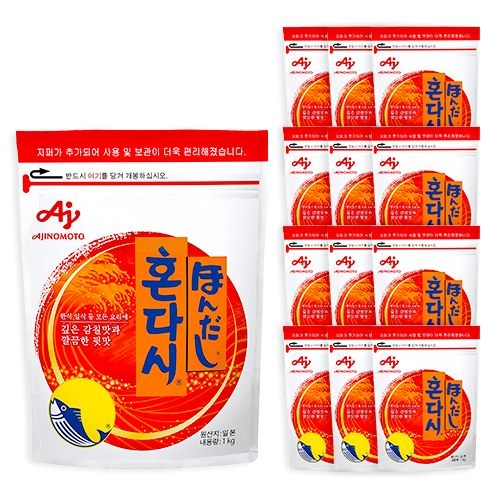 [롯데백화점]  [아지노모도] 혼다시 감칠맛 조미료 1박스 (1kg X 12개입)