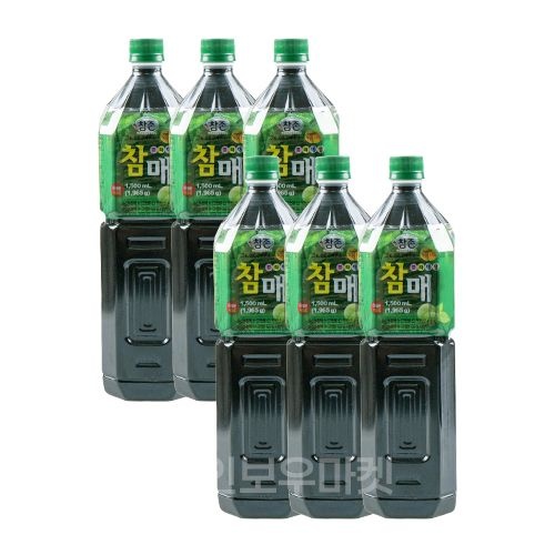 [롯데백화점]  [참존] 참매 프리미엄 매실액 1박스 (1.5L X 6개입)