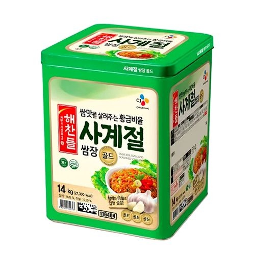 [롯데백화점]  [해찬들] 사계절 쌈장 골드 14kg