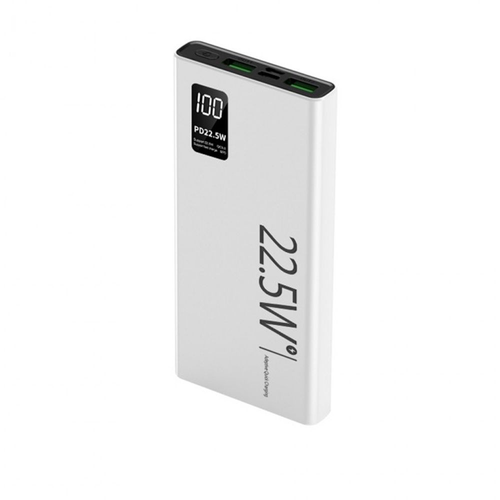 MACH 휴대용 파워 보조배터리 K7 K8 화이트 고속 충전 대용량 10000mAh 20000mAh 3포트 잔량표시