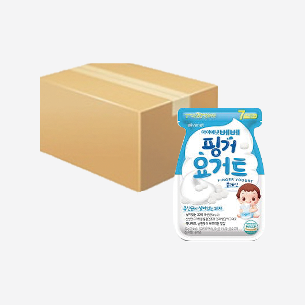 아이배냇 아이배냇 베베 핑거 요거트 플레인 8개