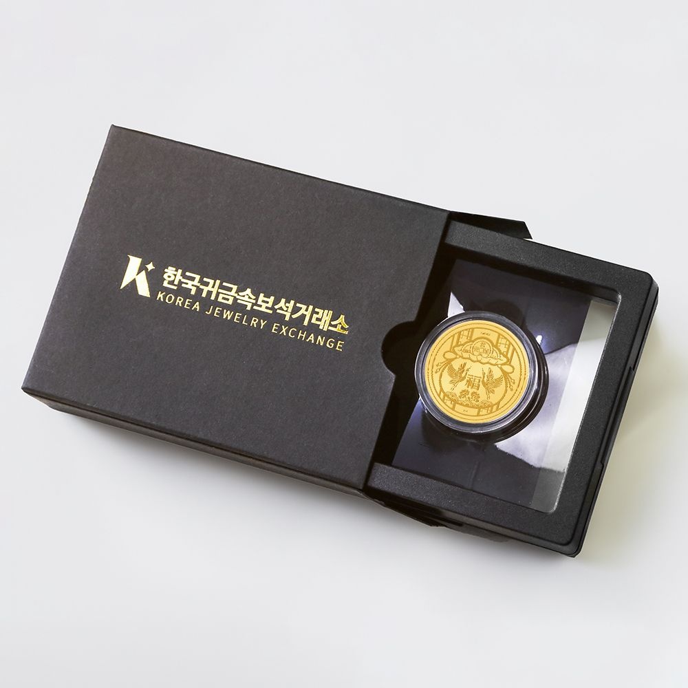 한국귀금속보석거래소] 24K 순금 999.9 프리미엄 코인 복주머니 0.2g