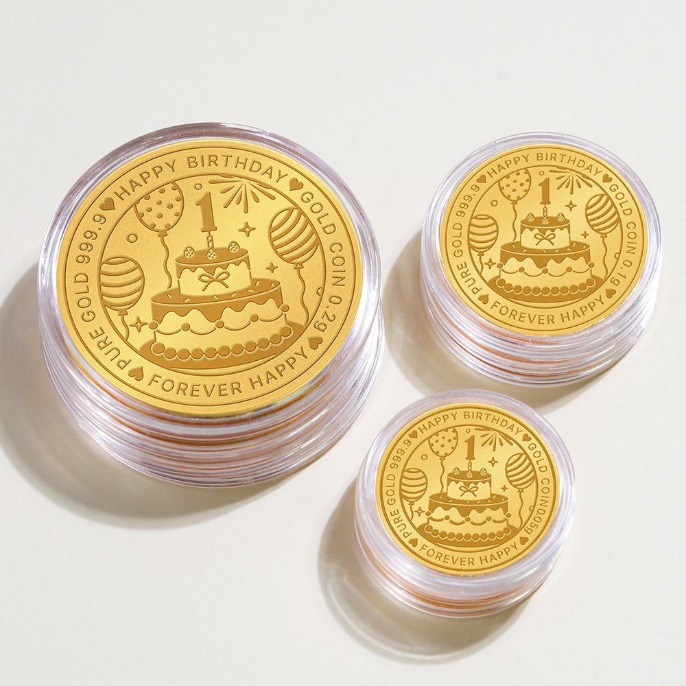 한국귀금속보석거래소] 24K 순금 999.9 프리미엄 코인 해피벌스데이 0.1g